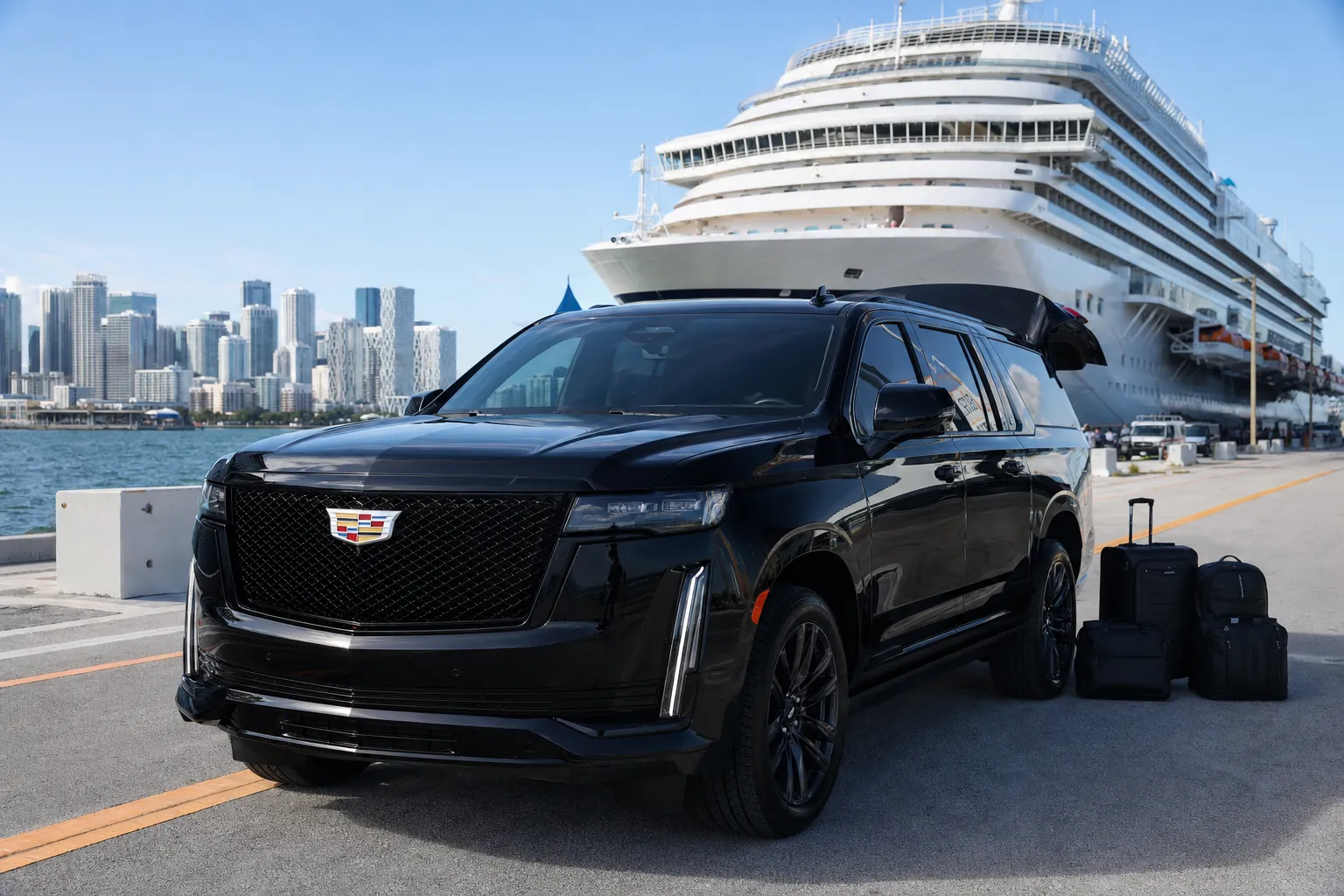 Private Chauffeured Transfers from Miami Beach to PortMiami